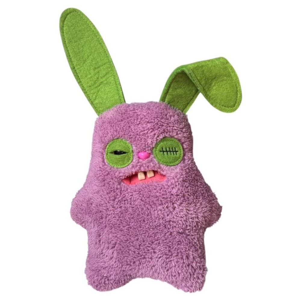 RARE Fuggler Rabid Rabbit Ugly Monster LIMITED EDITION Purple Lilac‎ Plush Toy